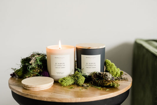 the benefits of soy wax candles are that they are eco-friendly, have a better scent throw and last longer.