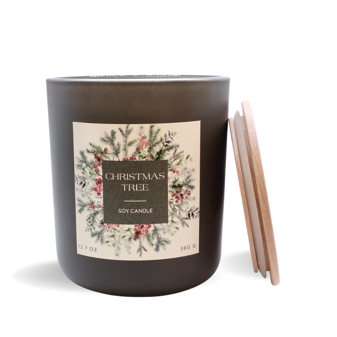 Holiday Classic Decorative Candle, Smoke