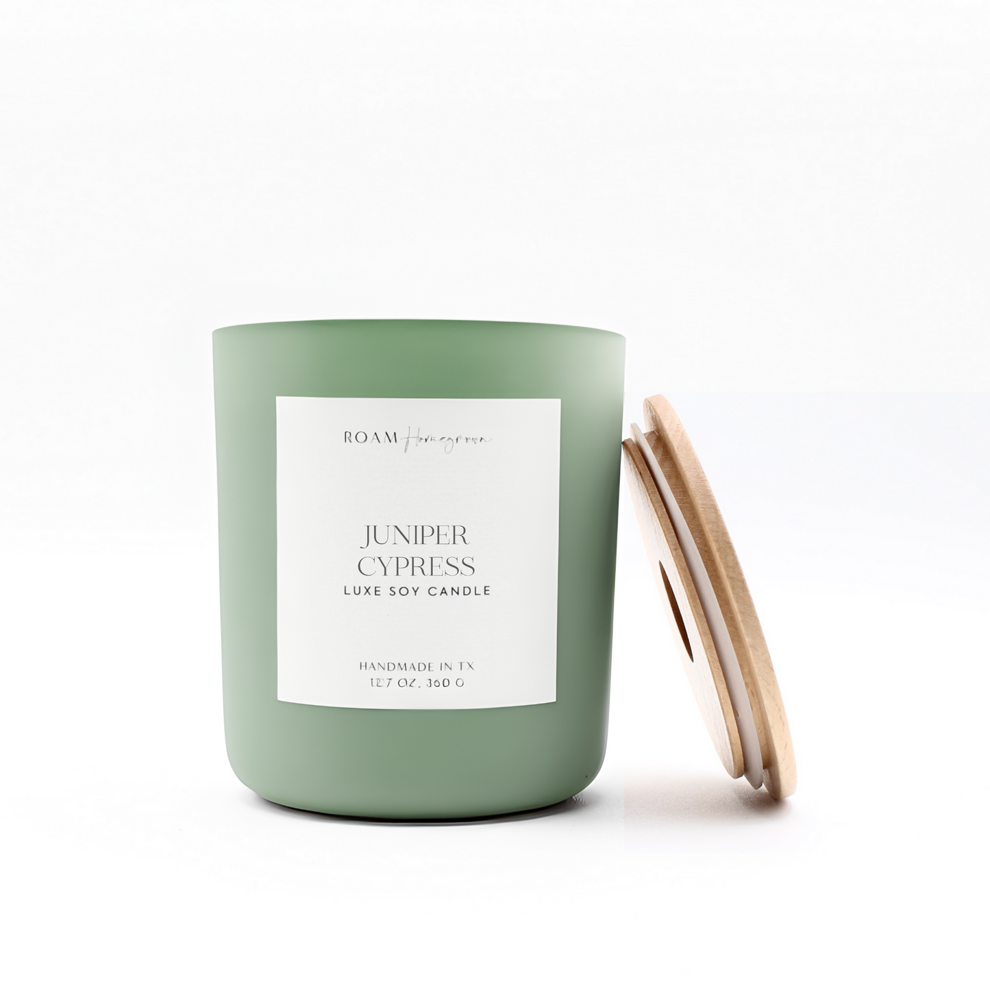 Brighter Days Soy Candle, Juniper Cypress - ROAM Homegrown