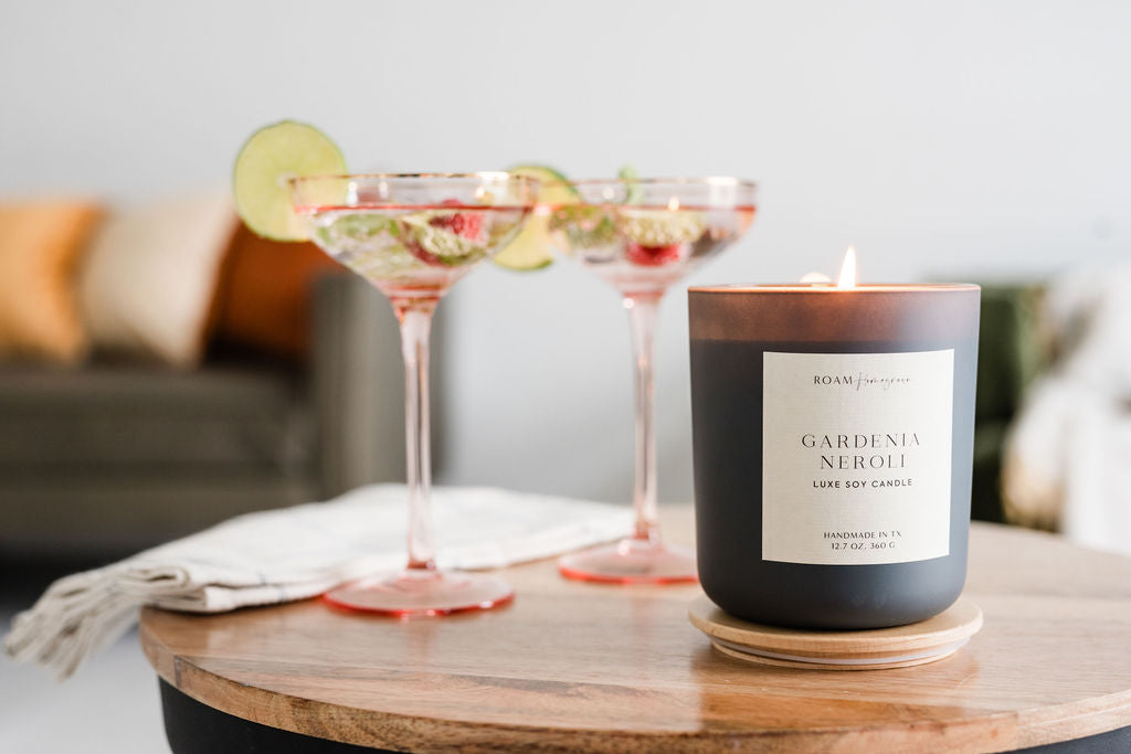 Gardenia Neroli  Luxe Smoke Candle - ROAM Homegrown