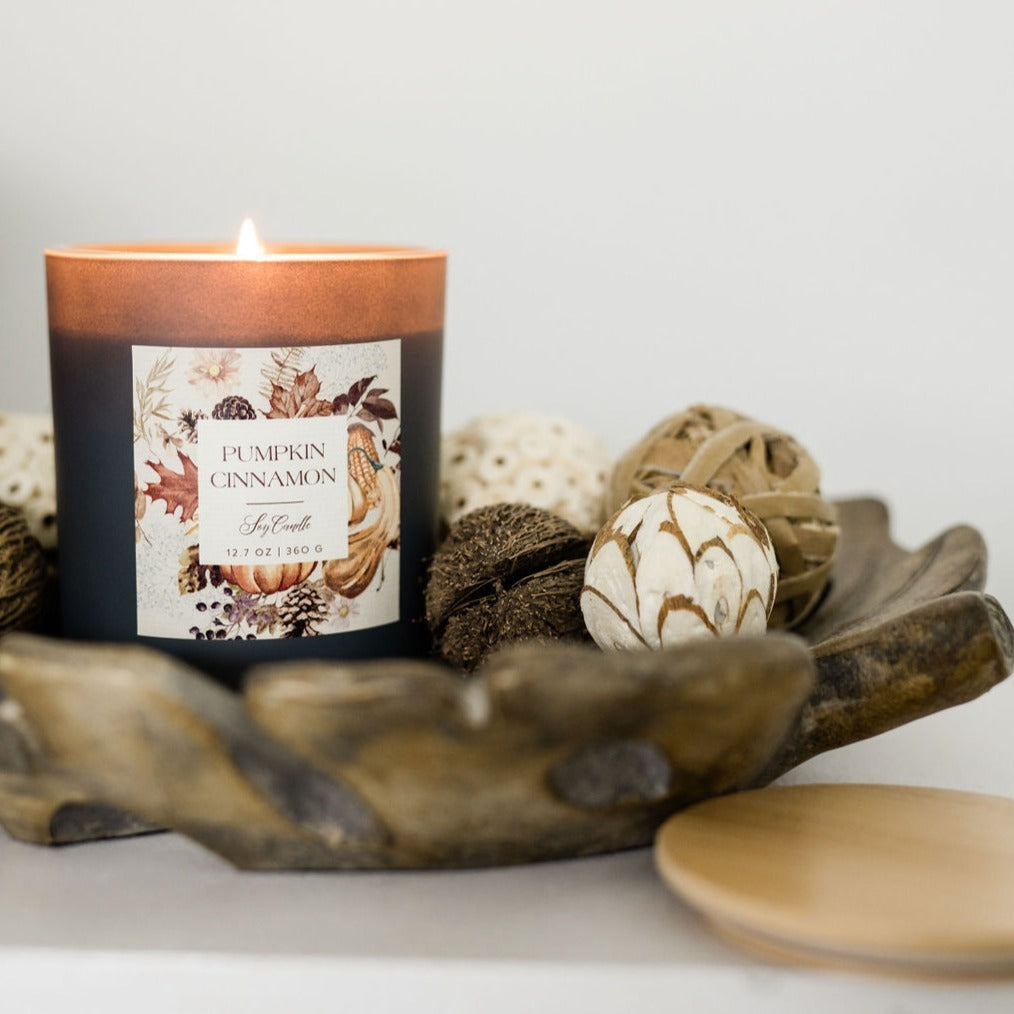 Fall Favorite Decorative Candle, Smoke