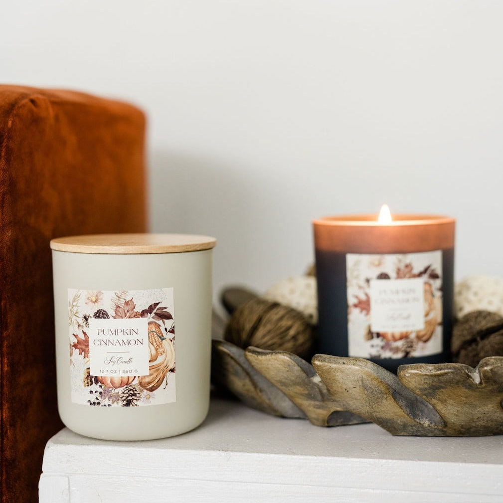 Fall Favorite Decorative Candle, Cream