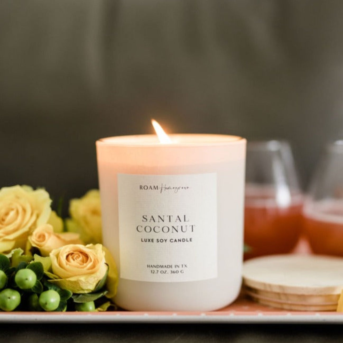 Natural soy candles vegan gluten free sustainable cruelty free