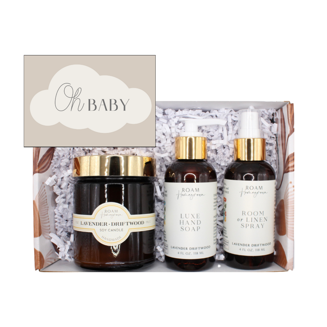 New Baby Candle Gift Box - ROAM Homegrown