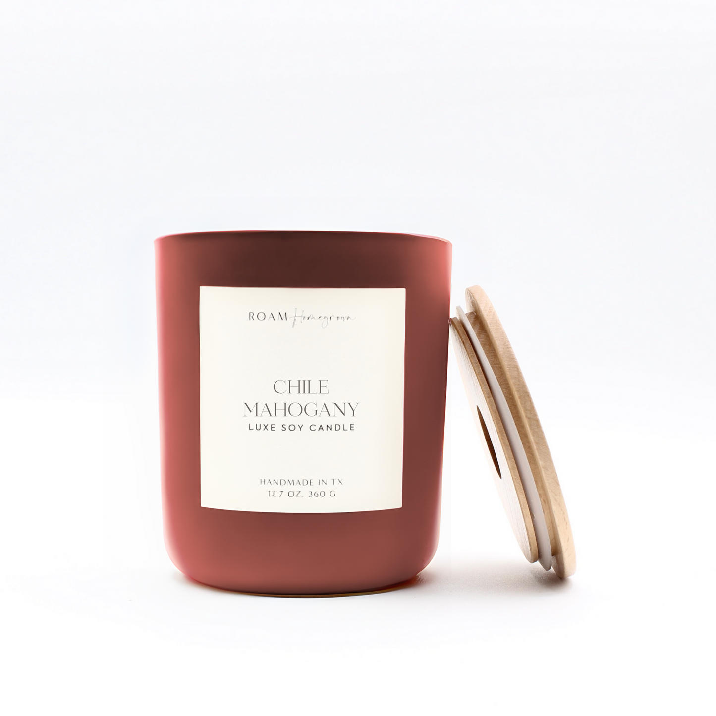 Brighter Days Soy Candle, Chile Mahogany - ROAM Homegrown