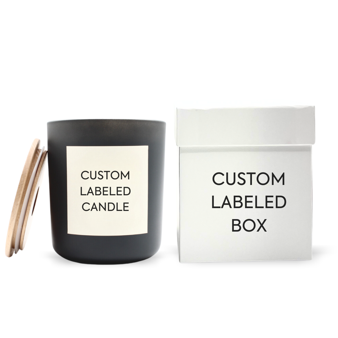 Custom private label candles for corporate gifting