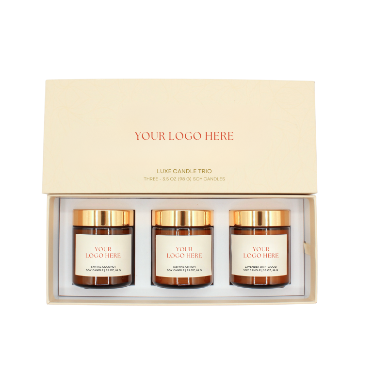 Drop ship custom candle box sets for corporate gifting