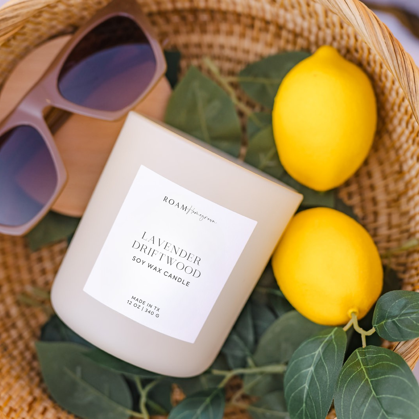 Lavender Driftwood 12 oz Double Wick Soy Candle