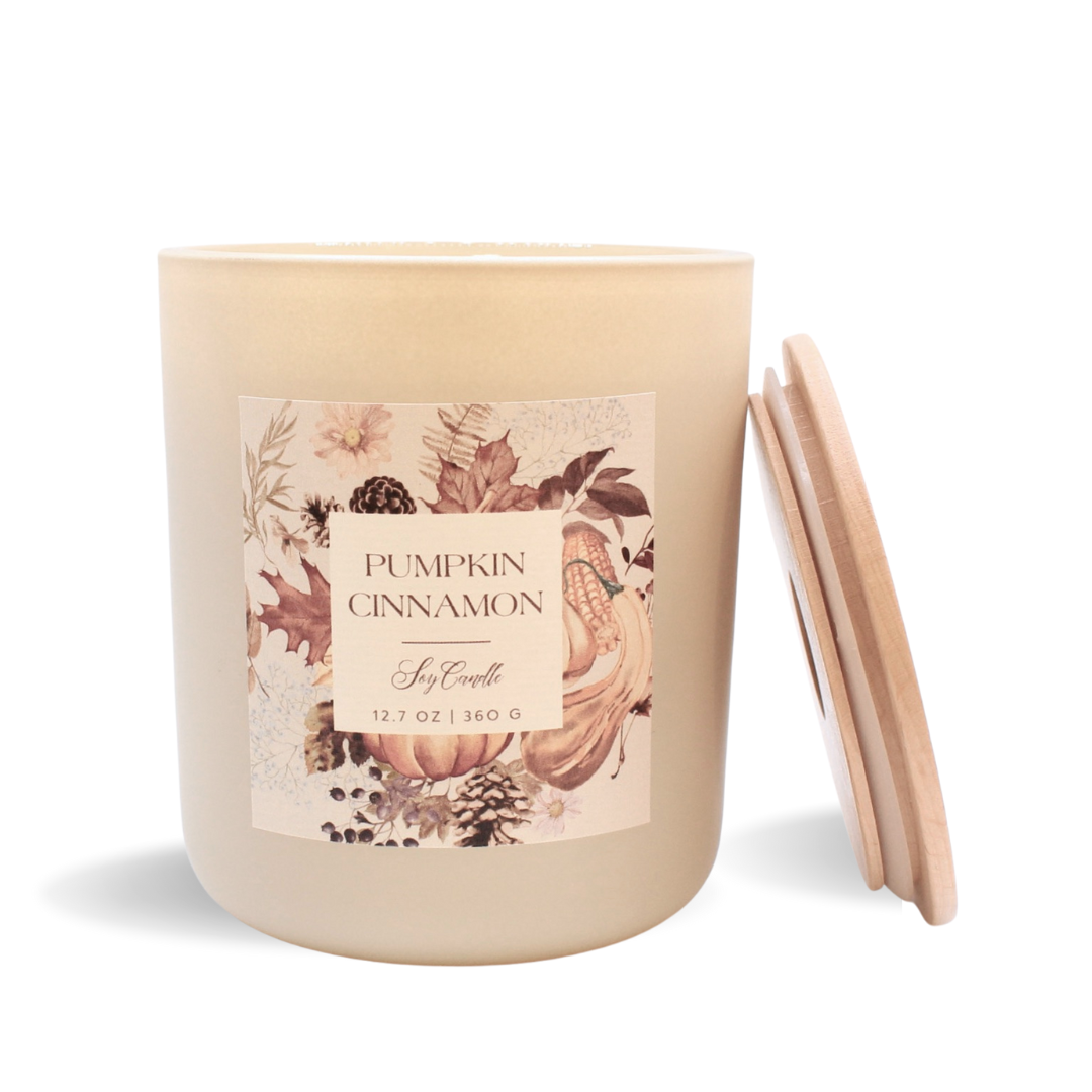 Fall Favorite Decorative Candle, Cream
