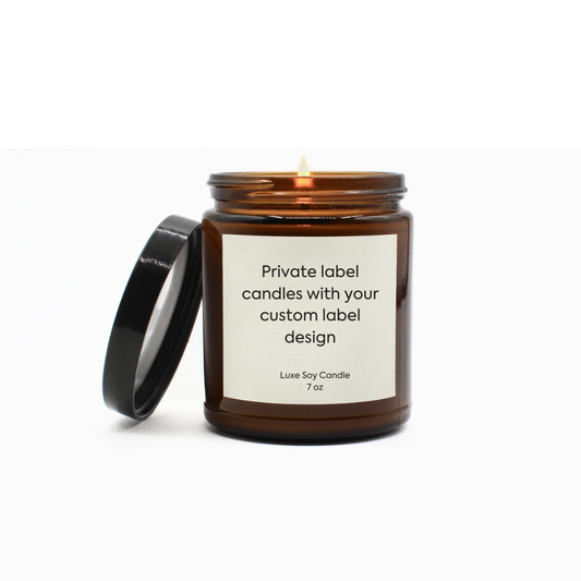 private label 7 oz jar candle