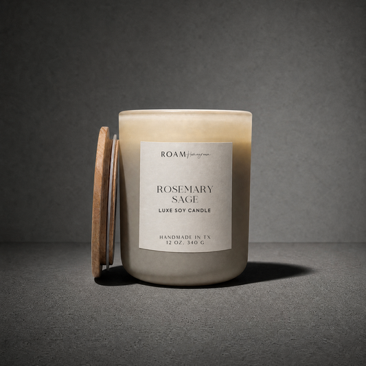 Rosemary Sage 12 oz Double Wick Soy Candle