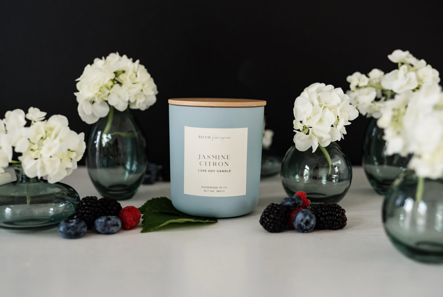 Brighter Days Soy Candle, Jasmine Citron - ROAM Homegrown