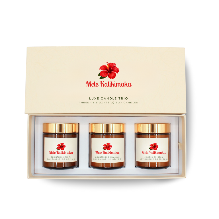 private label candle set for gift shop