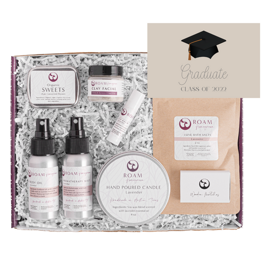 Graduation gift for her with 8 relaxation essentials