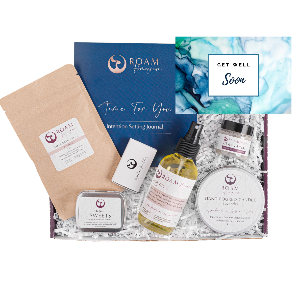 Get Well Candle Gift Box - ROAM Homegrown