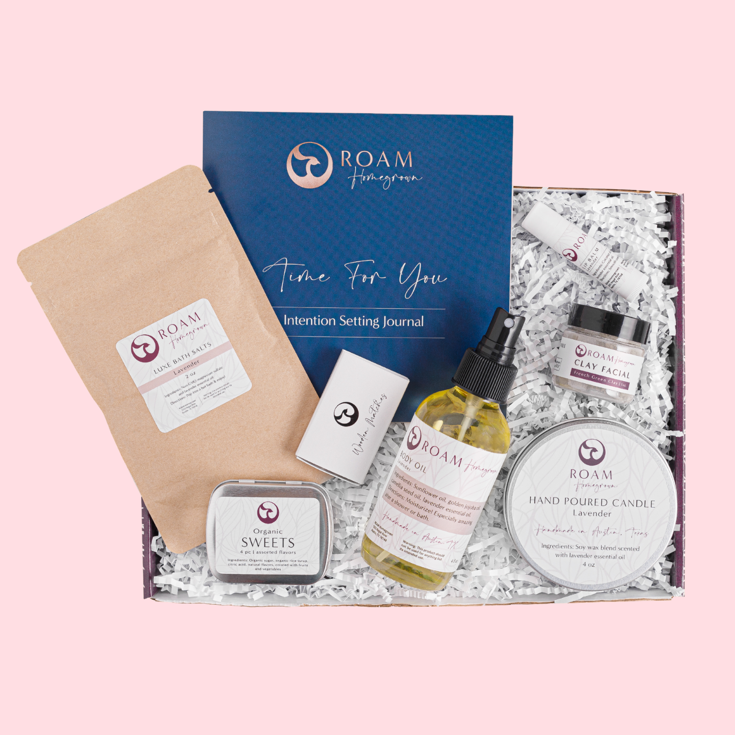luxury relaxing Mother's Day gift box for mom