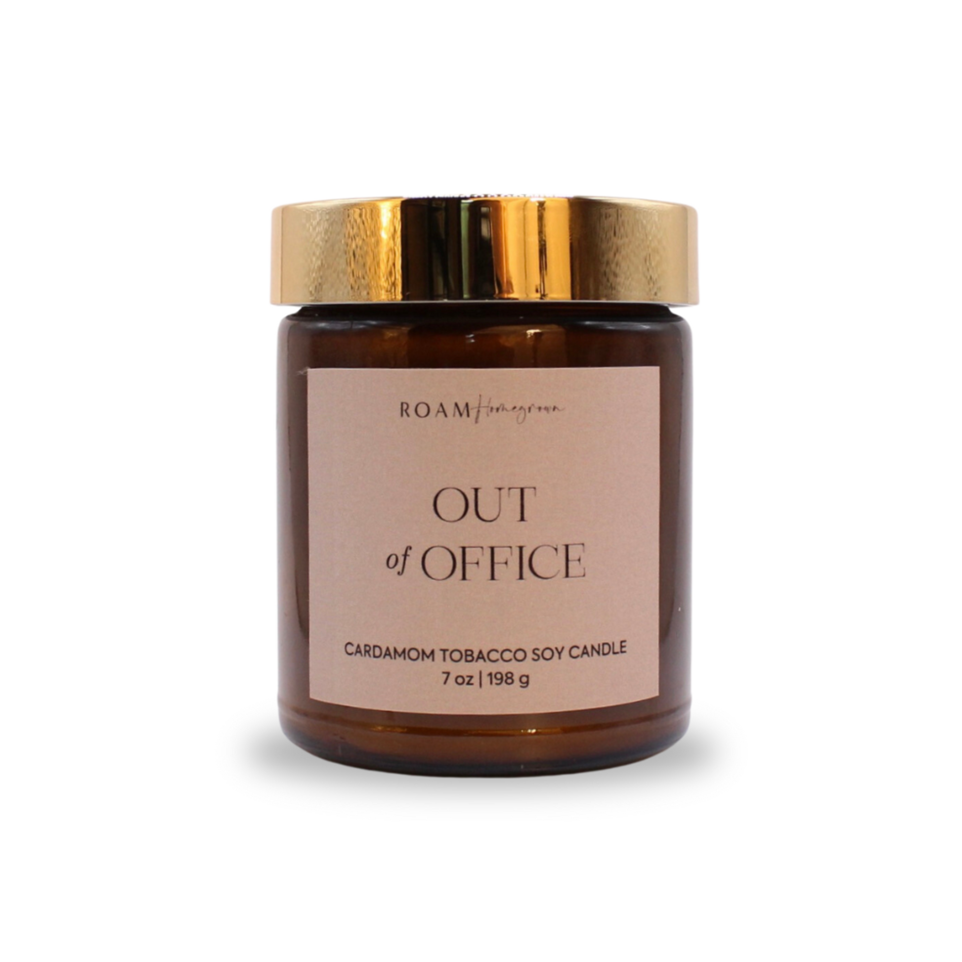 warm summer scented soy candle 