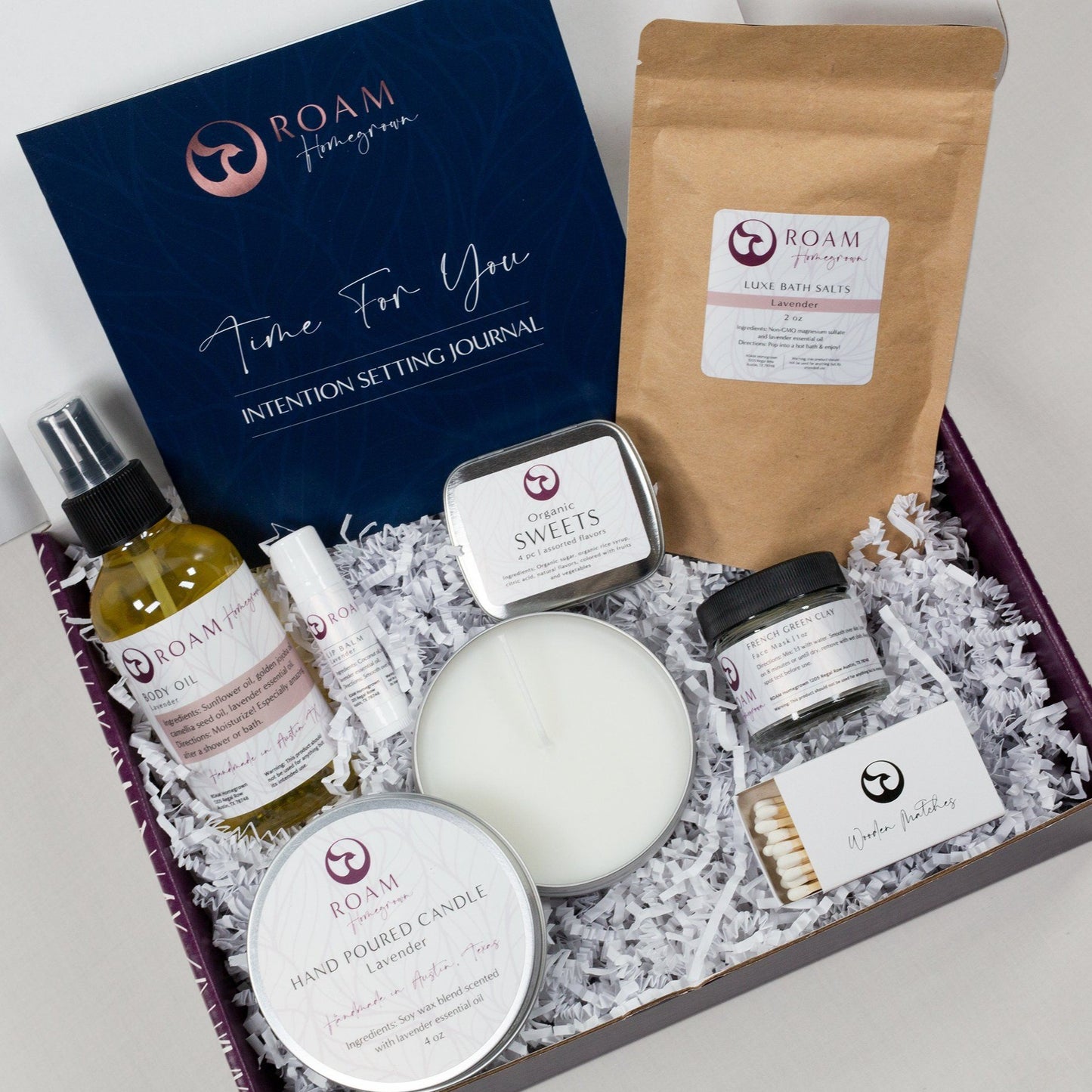 Time for You Gift Set for Women, Self Care Kit for Self, Selfcare